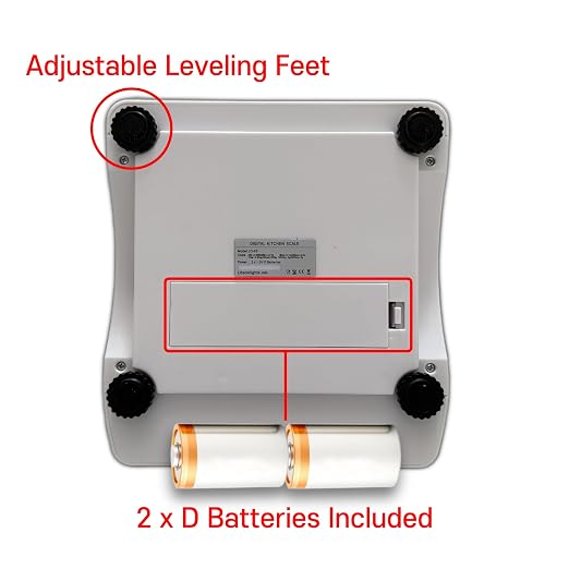 LiteDelight LD-63 Kitchen Scale, Lb/Oz/Kg/g Switchable, Stainless Steel Plate Food Scale, Large LCD Display with Backlight, 6 lb Capacity, 0.001 lb Readability