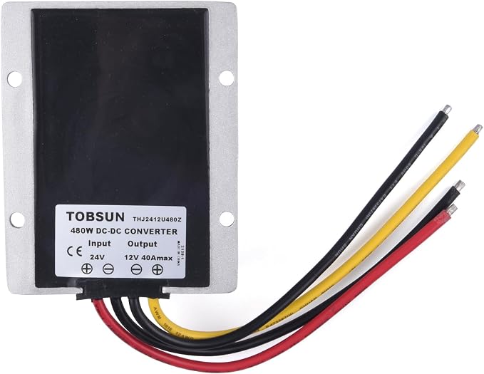DC 12V to 36V Power Converter - 10A 360W Auto Boost Regulator Reducer, 12 Volt Step - Up Voltage Transformer Supply Module for Golf Cart