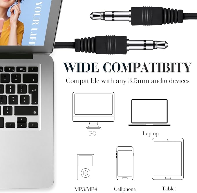 Konohan 10 Pcs Bulk Earbuds with Wire Basic Headphones in Ear for Libraries Laptop, No Microphone 3.5 mm Jack Earbuds Dot Headphones, Individually Bagged (Black)