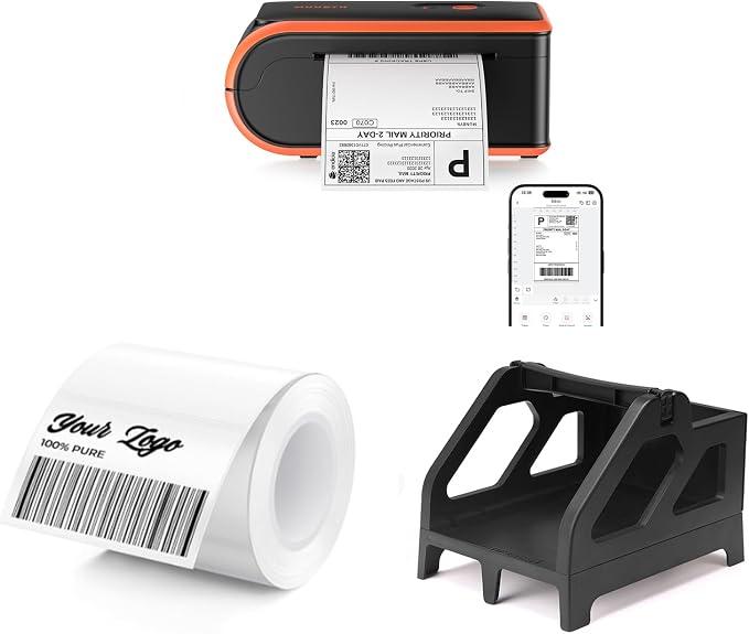 M110/M220/M221/M120 Thermal Label+MC240 Bluetooth Thermal Label Printer+Shipping Label Holder