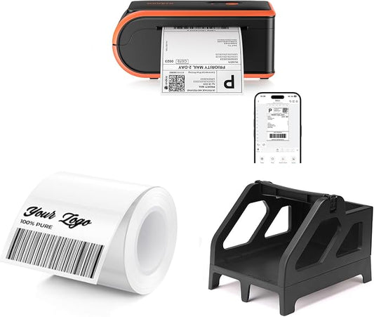 M110/M220/M221/M120 Thermal Label+MC240 Bluetooth Thermal Label Printer+Shipping Label Holder