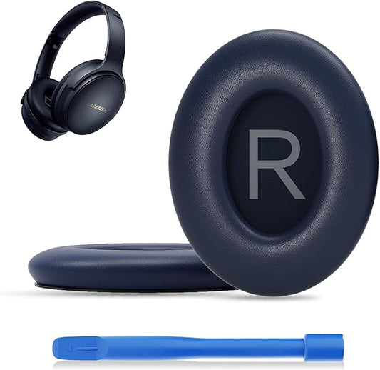 Replacement Ear Pads for Bose QC45, QuietComfort 45 (45 SE), QuietComfort SE Noise Cancelling Headphones, Blue Headphone Earpads Cushions by DR·AMIU