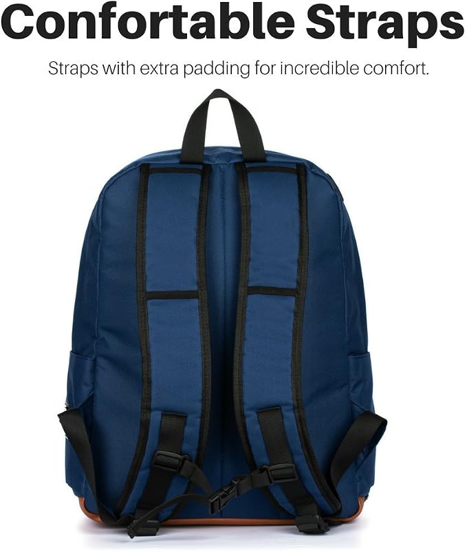 Super Real Bluetooth Speaker Backpack With 20-Watt Speakers & Subwoofer for Parties/Festivals/Beach. Works with iPhone & Android (Blue)