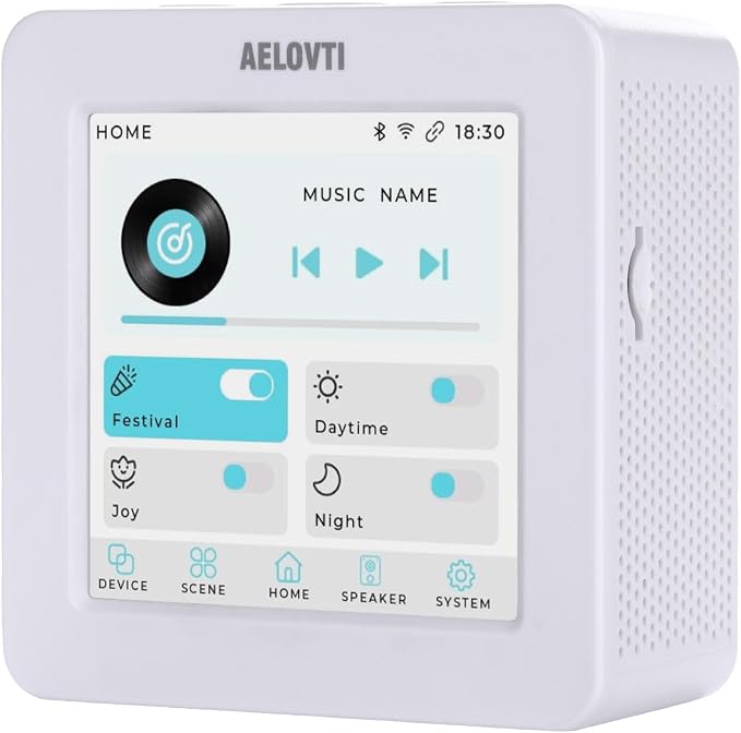 Smart Courtyard Butler 3.5 Touch Screen Tuya App, DIY Scene for Multi-Device Sync Control Including Light,Breaker,Doorbell, More devices are coming...