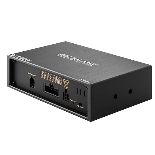 Car Audio DSP BTS880 4 Input 8 Output DSP Digital Signal Processor with Built in EQ Crossovers, 31-Band RCA Auxiliary Input and High Level Speaker Inputs DSP Bluetooth Equalizer Amplifier
