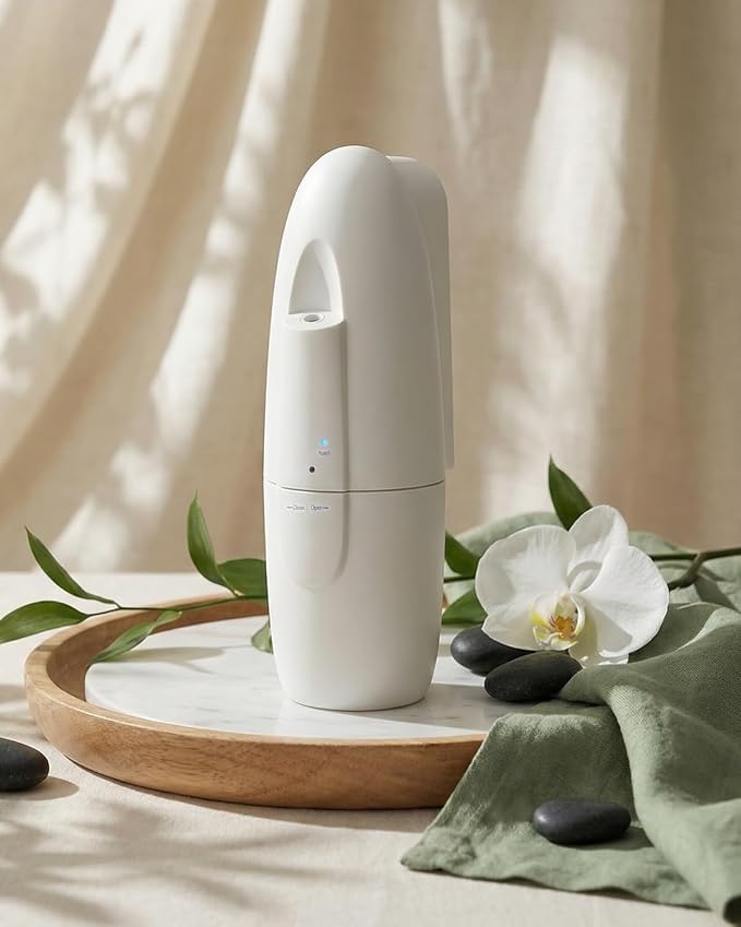 Smart Plug-in Waterless Oil Diffuser, Bluetooth/App Control, Up to 800 Sq Ft Coverage, Silent Cold-Air Diffuser for Home & Office, No Water, Pet & Kid Safe