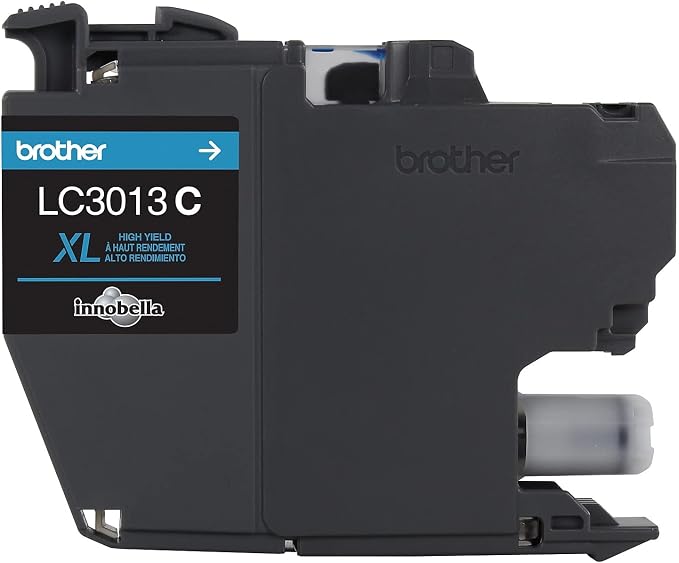 Brother Printer LC3013C Single Pack High Cartridge Yield Up to 400 Pages LC3013 Ink Cyan
