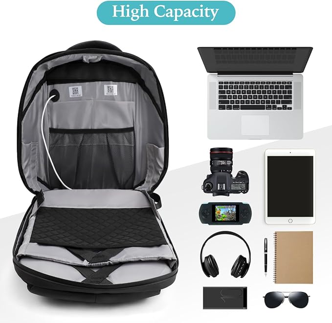 Led Backpack with Programmable Screen,HD Color Screen App Control 17 inches Laptop Backpack, Waterproof led bag, Travel, Motorcycle Backpack