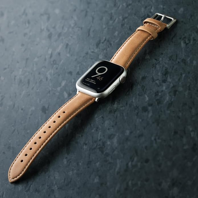 Archer Watch Straps - Top Grain Leather Watch Bands for Apple Watch