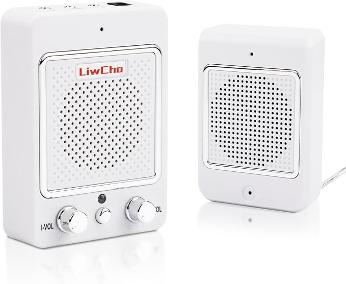 Window Speaker Intercom System,Wired Dual-Way Window Counter Intercom, High Power Speaker for Store,Business,Catering.