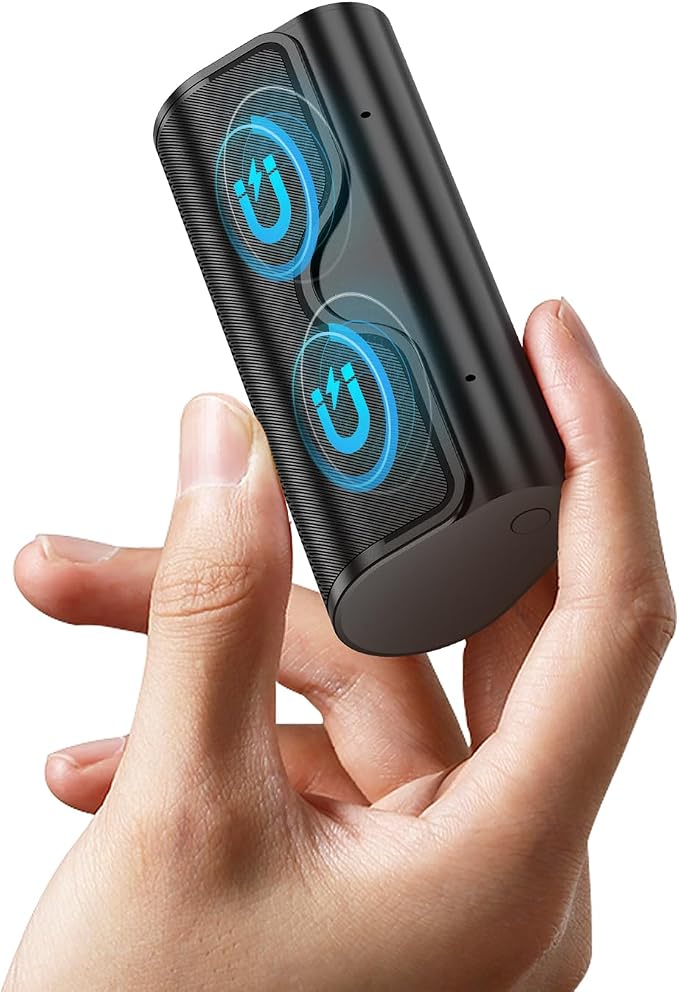 128GB Magnetic Voice Activated Recorder,5000mAh Long Lasting Battery for 35 Days Continuous Recording,360° Omni-Directional Mic,Discreet No-Light Digital Voice Recorder & Audio Recording Device