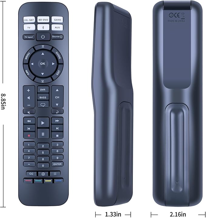 PZL Replacement Remote Control for Bose RC-PWS III Universal Remote Control, Compatible with Bose Cinemate I IIGS 1SR Solo5 Solo 10 & 15 Solo TV Sound Systems & CineMate Home Theater Speaker Systems