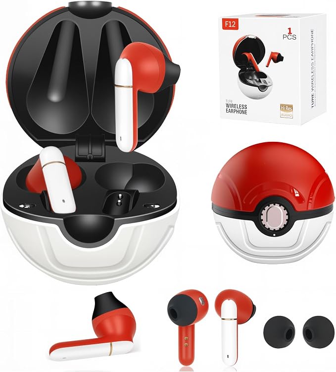 Wireless Earbuds for Kids,Comfortable Wireless Earphones Fit Ergonomic Design Ball Shape Ear Buds with Mic for Android iOS Cell Phone Computer Laptop