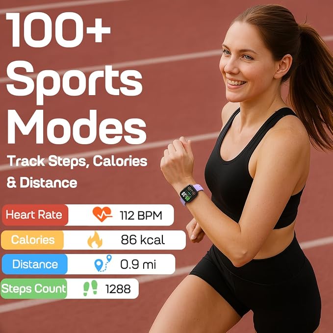 MorePro Smart Watch (Answer/Make Call), 1.83” Health Fitness Watch with Heart Rate, Blood Pressure,SpO2 and Sleep Monitor, 100+ Sports Modes, IP68 Waterproof Fitness Tracker for Men Women