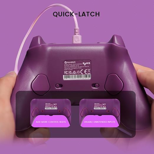 GameSir G7 SE Wired Controller for Xbox Series X|S, Xbox One & Windows 10/11, Plug and Play Gaming Gamepad with Hall Effect Joysticks/Hall Trigger, 3.5mm Audio Jack (Purple)