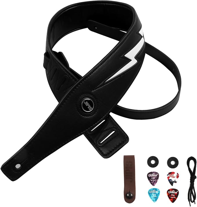 Handmade Retro Embossed Guitar Strap Super Soft Cowhide Leather Belt for Electric Acoustic Guitar Bass Guitarra Gig