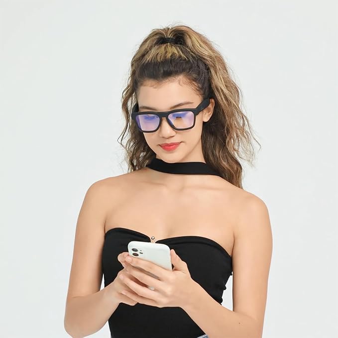 OhO sunshine Bluetooth Audio Sunglasses, Lightweight Open Ear Sport Glasses, 10H Playtime, Water Resistant with Voice Control