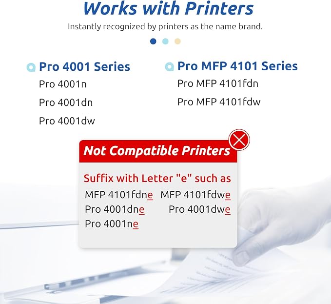 INK E-SALE 148A Toner Cartridge Black 4001n 4101fdw (with Chip) Compatible Replacement for HP 148 148A 148X W1480A W1480X for HP Pro MFP 4101fdw 4101fdn 4001dw 4001dn 4001n Printer (2 Pack)