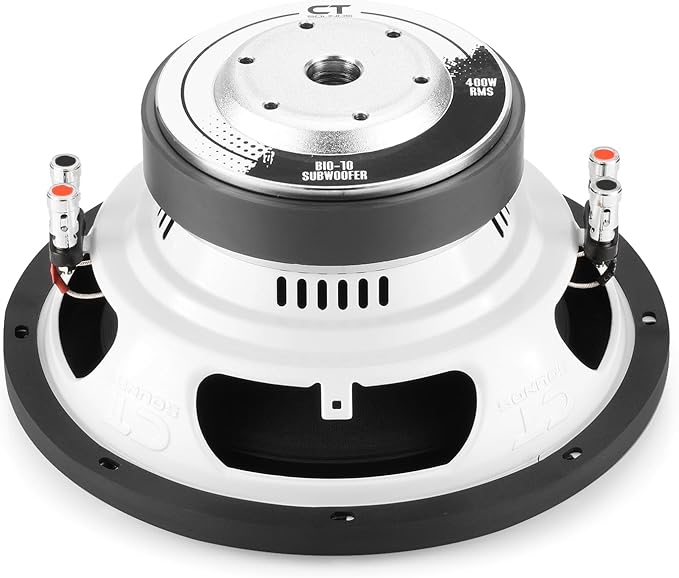 CT Sounds Bio 10” 800-Watt Dual 2-Ohm Car Subwoofer