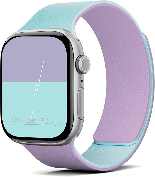 MOFT Snap Duo Watch Bands Compatible with Apple Watch, Quick Magnetic Wear, Duo-Color Design & Soft Silicone, iWatch Bands for Ultra 3/2/1, Series 11/10/9/8/7/SE/6/5/4/3/2/1, 38/40/41/42/44/45/46/49mm