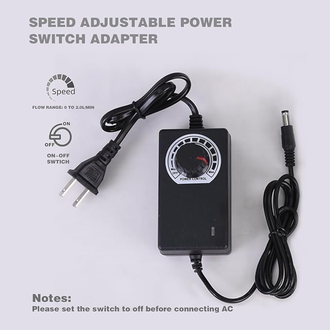 Food Grade Electric Water Transfer Pump With Speed Adjustable 100-240V for Ice Maker,Coffee Machine,Auto Siphon Self Priming Pumps for Home Brew Bottling Wine,Beer and Kombucha,2L/Min,Low Noise
