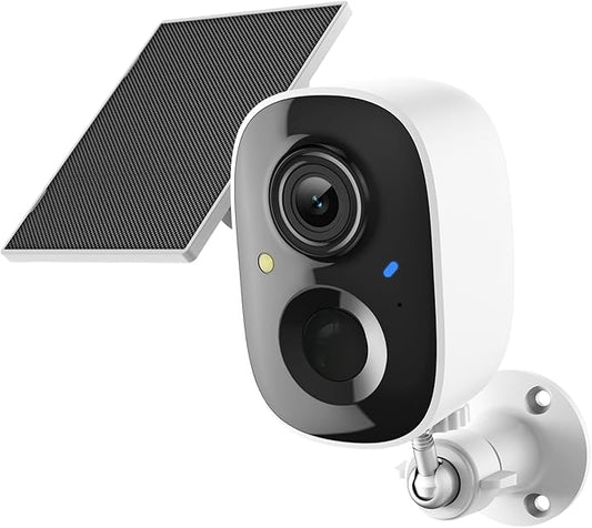 2K FHD Security Camera Wireless OutdoorCamera for Home Security, Instant Alert, AI Human Detection, Color Night Vision,2-Way Talk,SD/Cloud Storage,Solar/Battery Powered,Spotlight,Siren Alarm,2.4G WIFI