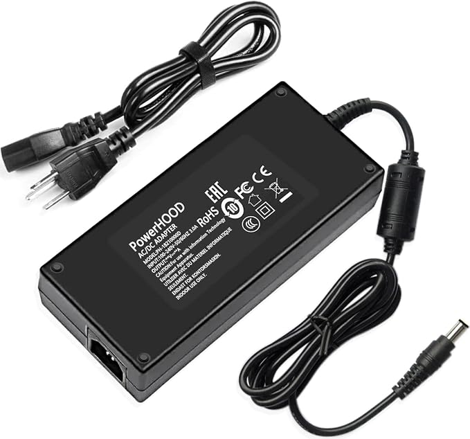 54V AC Adapter for Ubiquiti Networks Flex 2.5G PoE, Switch Pro Max 16 PoE (USW-Pro-Max-16-PoE), USW-Pro-XG-8-PoE, US-XG-6POE, USW-Ultra 210W Power Supply Cord Charger Cable PSU
