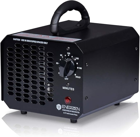 Enerzen Ozone Generator 60,000mg Industrial O3 Air Purifier Deodorizer (60,000mg - Black)