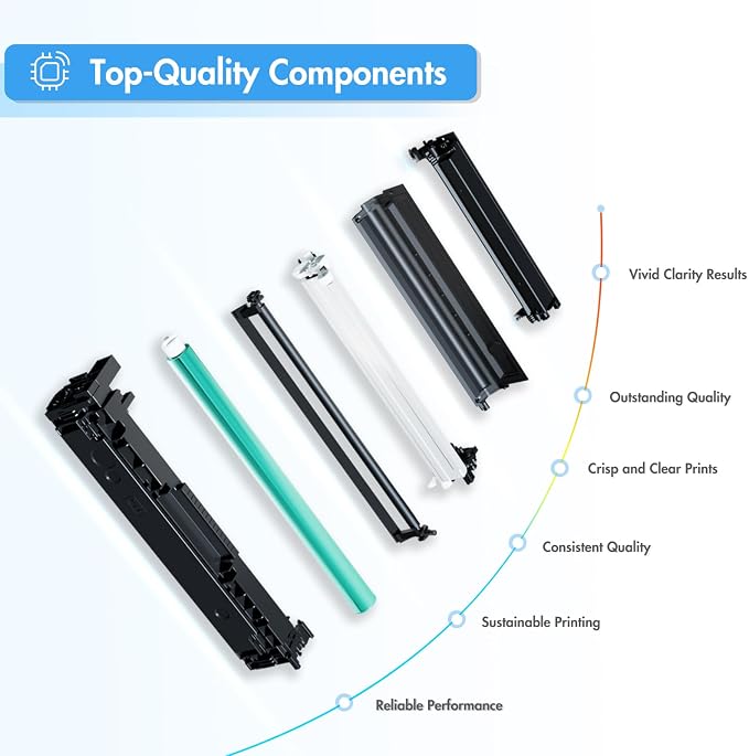 TRUE IMAGE 055 055H Toner Cartridge Set MF743Cdw MF741Cdw Compatible for Canon 055 055H for Color ImageCLASS MF745Cdw MF746Cdw LBP664Cdw MF740C LBP660C Printer (Black Cyan Magenta Yellow, 4-PK)