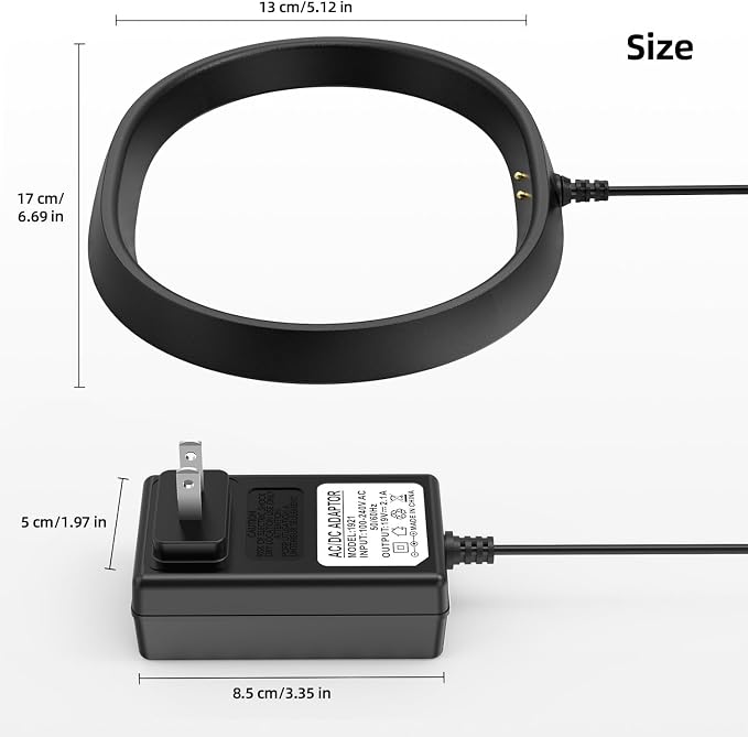 Charger Base for Sonos Move Speaker (Gen 1 & Gen 2), Replacement Charging Adapter Compatible with Sonos Move 1/2