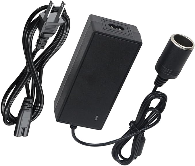 MSZLZTD 12V Power Adapter for Plug in Coolers Vehicles Igloo Iceless Thermoelectric Coolers Compatible with Igloo Iceless Kool Mate Cool Chill Thermolectric Coolers DC12V car Cooler Replacement Cord