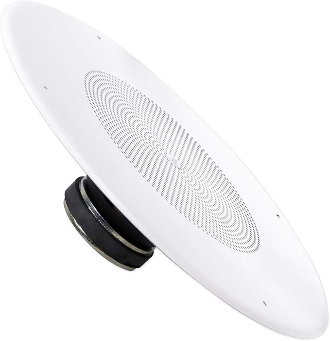 JBL Professional CSS8008 Commercial Series Round Ceiling Speaker, 8”. 5-Watt Multi-Tap Transformer for 100V, 70V and 25V Distributed Lines. Single Speaker. White and Paintable