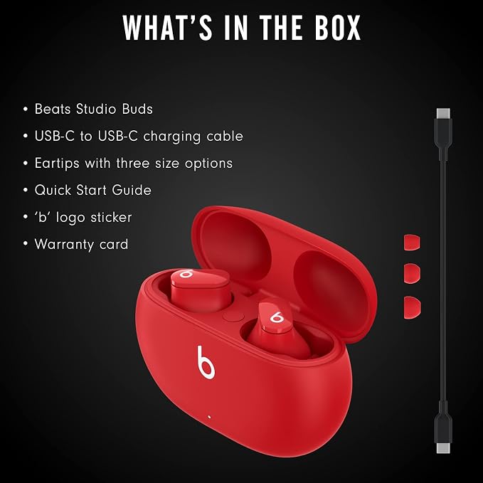 Beats Studio Buds with AppleCare+ for Headphones (2 Years) - Red