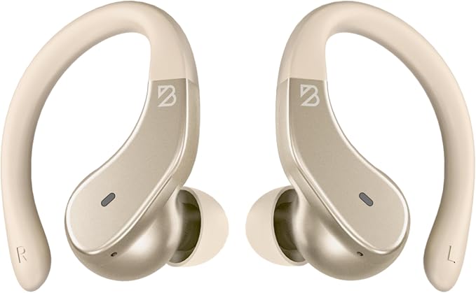 Back Bay Audio - Runner Wireless Earbuds for Running, Workout Wrap Around Earbuds Bluetooth Headphones for Sports, Around The Ear Wireless Bluetooth Running Headphones, Hook Over Earphones Earhooks
