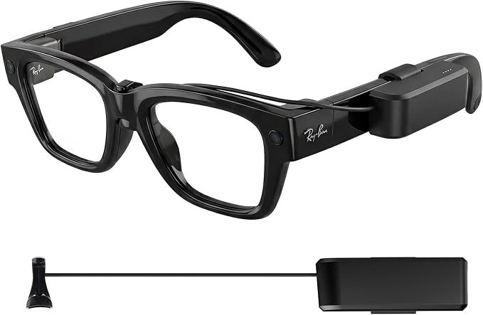 Battery Pack Charger for RayBan Meta Display, Portable Charger for Meta Glasses Accessories, Wearable Mini Power Bank for Meta
