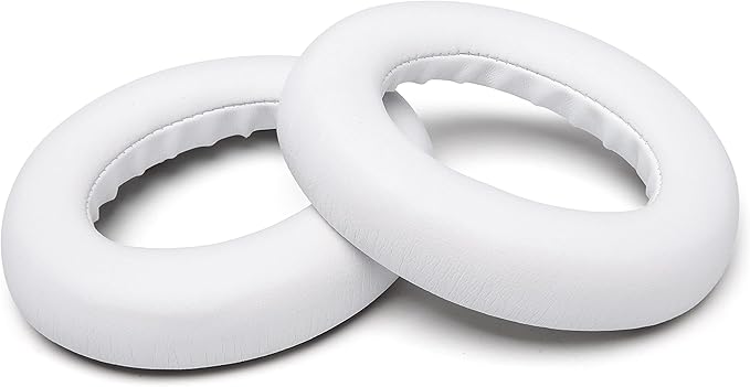 WC Wicked Cushions Upgraded Replacement Ear Pads for Bose 700 Noise Cancelling Headphones (NC700) - Softer PU Leather, Luxurious Memory Foam, Added Thickness, Extra Durable Ear Cushions | (White)