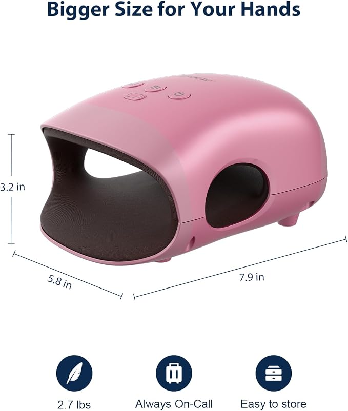 CINCOM Hand Massager - Cordless Hand Massager with Heat and Compression for Arthritis and Carpal Tunnel