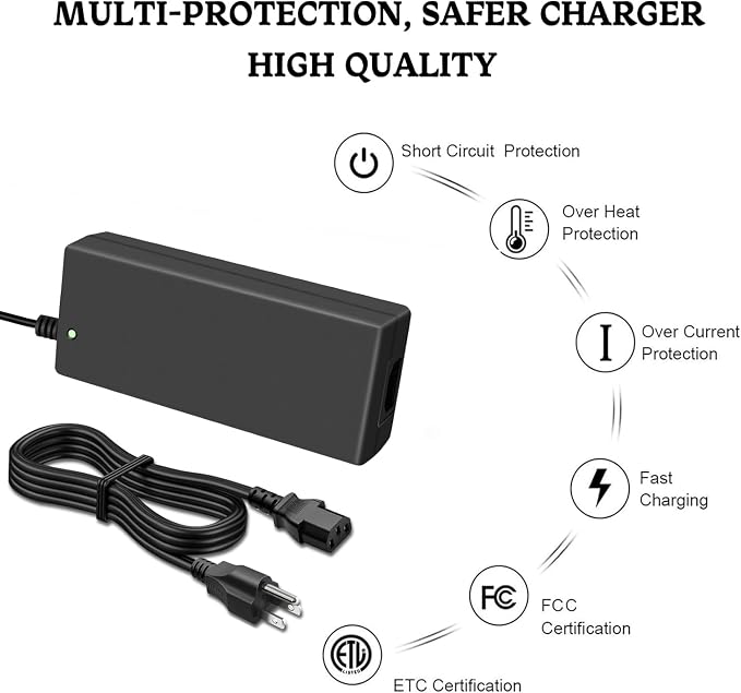 24V AC/DC Adapter for Samsung 27” Odyssey OLED G6 G60SD G60SF G61SD OLED Gaming Monitor LS27DG602SNXZA LS27DG610SNXZA A14024_TPN BN44-01024A 24 Volt 5.83A 140W Power Supply Cord Charger
