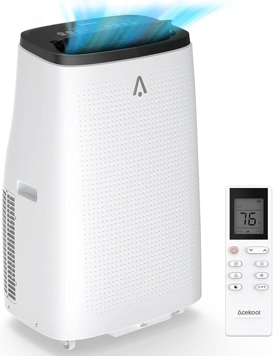 GarveeTech Portable Air Conditioner, 15,000 BTUs Room Air Conditioner for Home Office with Cooling, Dehumidifier, Fan 3 in-1, 24 Hour Timer, Sleep Mode, Cools Up to 850 Sq. Ft.