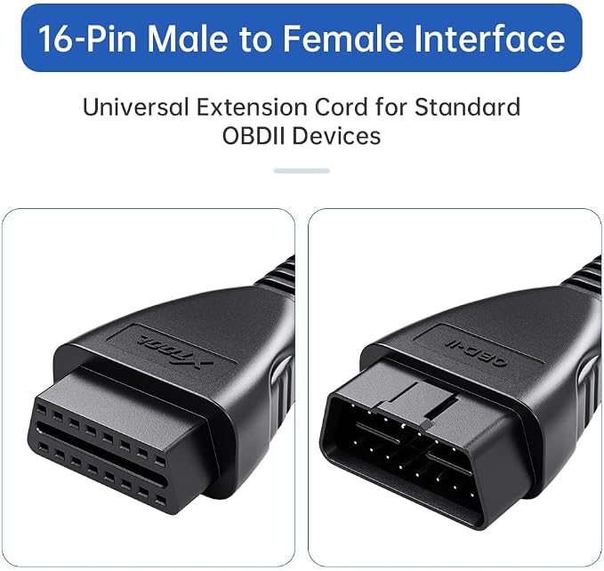 XTOOL IP500 for GM OBD2 Scanner with 1.6ft OBD2 Extension Cable