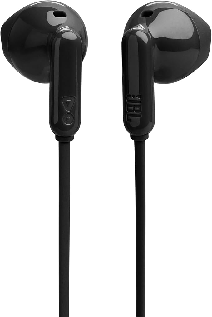 JBL Tune 235BT - Wireless Earbud Headphones with Up to 25-Hour Battery Life with Speed Charge, Multi-Point Connection and Google Fast Pair, Hands-Free Calls, IPX4 Water Resistant Design (Black)
