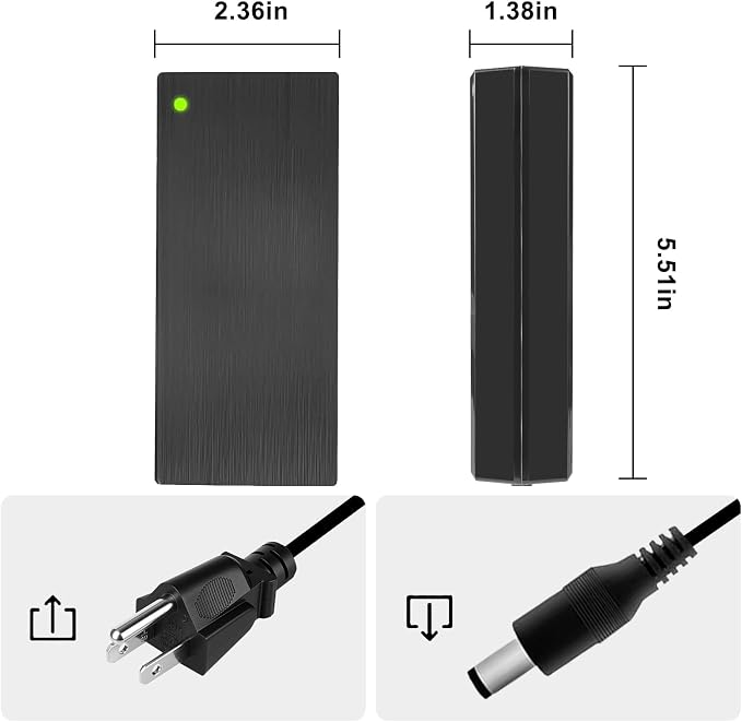 53v Power Supply/reolink Power Adapter Suitable for 16 Channel REOLINK PoE NVR, Compatible only with RLN16-410 Network Video recorders. Equipped with a 1.5M AC Cable