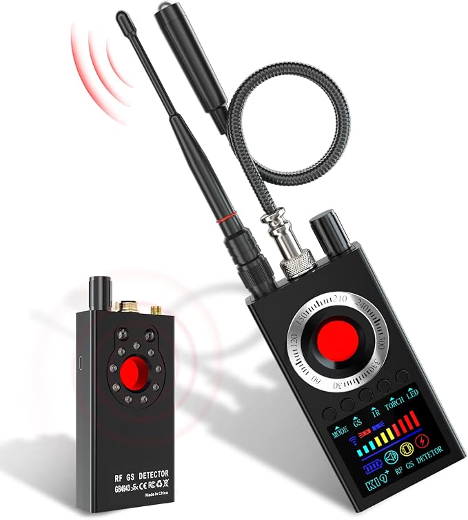 Anti-Spy Hidden Camera Detector Portable Listening Device Detector Camera Finder Professional Privacy Protector
