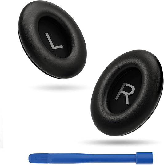 Replacement Ear Pads for Bose QC45, Pads for Bose QuietComfort 45 /QuietComfort SE/Quiet Comfort Wireless Over-Ear Headphones, Black