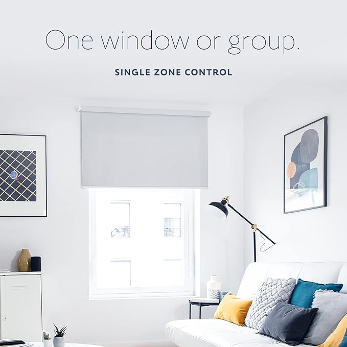 Somfy Remote Situo 1 Pure – 74300 RTS Single Channel Remote Control for 1 Motorized Shade or Group – RTS Only (Not Zigbee/Wi-Fi/Z-Wave) – Includes Wall Holder – Elegant White