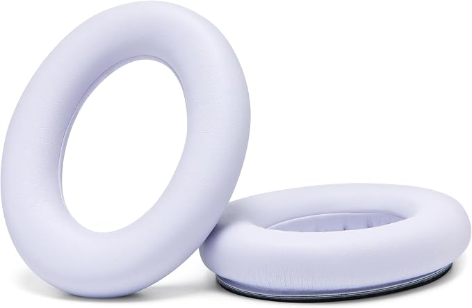 WC PadZ QC45 - Earpads for Bose QuietComfort 45 / QuietComfort Se/QuietComfort Wireless, Made by Wicked Cushions | Extra Thick Cushion | Premium Durable Stitching | Chilled Lilac