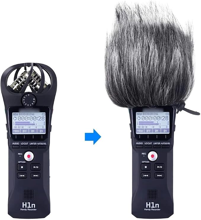 Zoom H1essential Handy Recorder Bundle with Over-Ear Stereo Headphones, 32GB microSDHC Card, Furry Microphone Windscreen, 4 AAA Batteries and Accessories