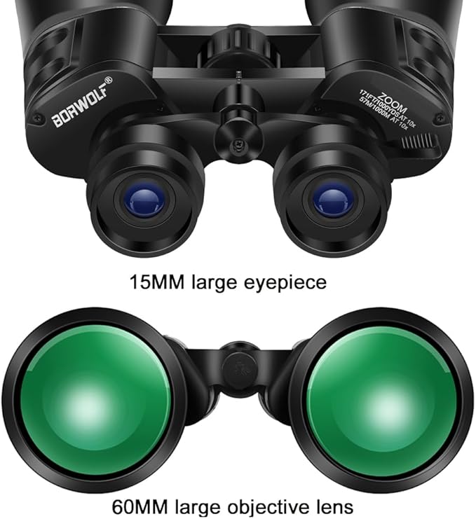High Magnification 10-38X60 HD Professional Zoom Binoculars Telescope High PowerBinoculars for Bird Watching