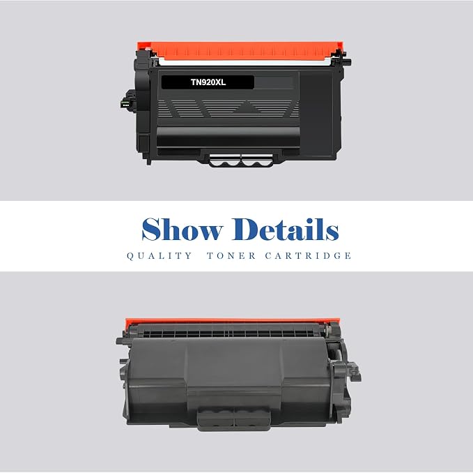 TN920 TN920XL Toner for Brother Printer HL-L6210DW MFC-L5915DW MFC-L5710DW Compatible for TN 920 920XL TN-920XL TN-920 TN920XXL HL-L6210DWT L5210DW L5210DN L5215DW Cartridge Black High Yield 4 Pack