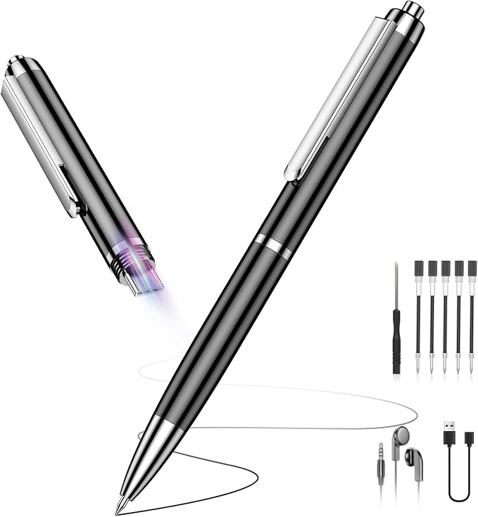 72GB Digital Voice Recorder w/USB Type-C, Portable Dictahpone Recording Device, One-Touch Start Voice Active Recorder with Playback, Portable Audio Recorder for Class Meeting